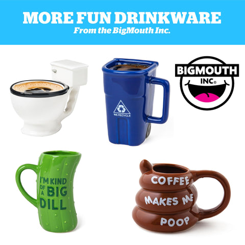 BigMouth Inc Colección de tazas con tema Sasquatch para decorar con risas