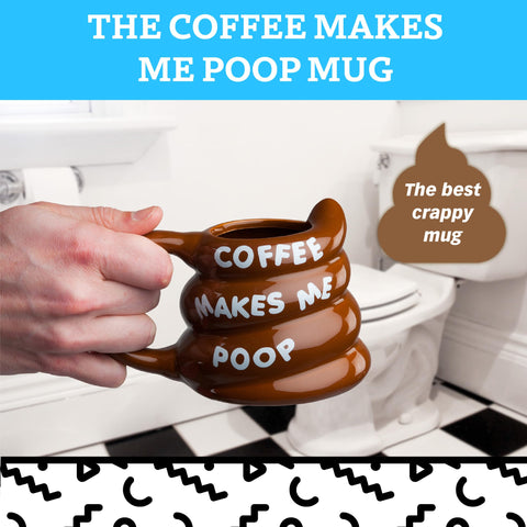 Taza BigMouth Inc con doble impresión en caras, ideal para sorprender a colegas.