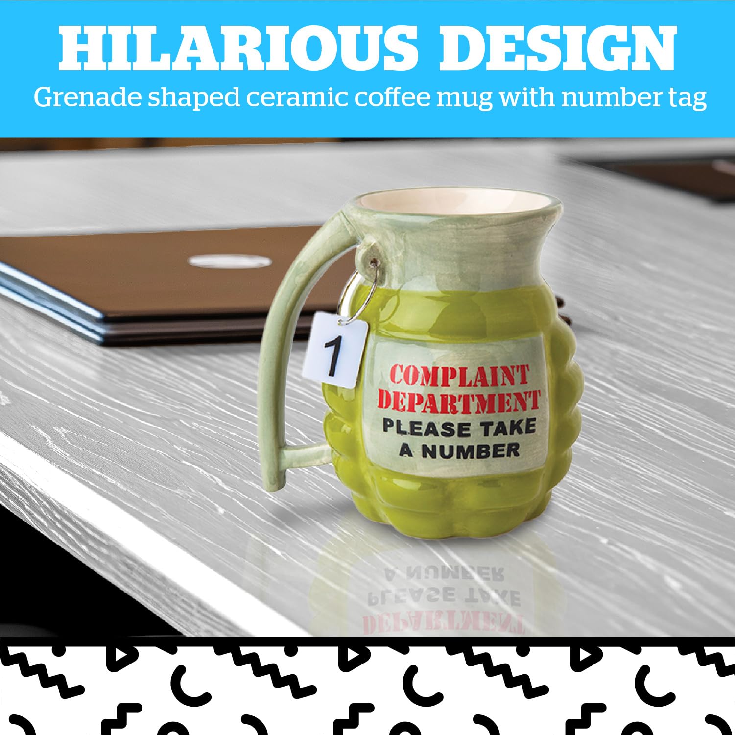 BigMouth Inc taza lavavajillas segura, fácil limpieza tras el uso.