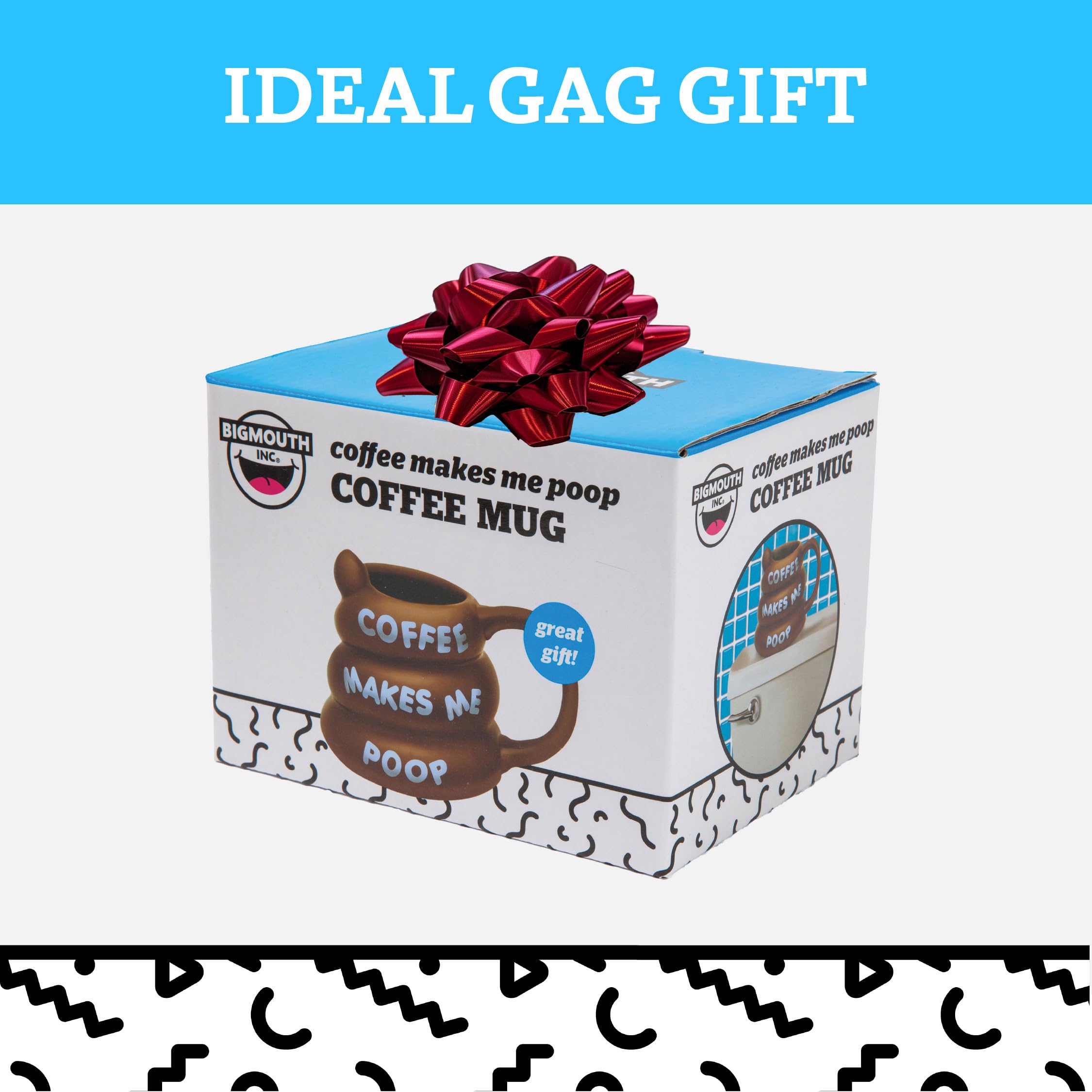 Taza BigMouth Inc en caja regalo colorida, regalo divertido para adultos.