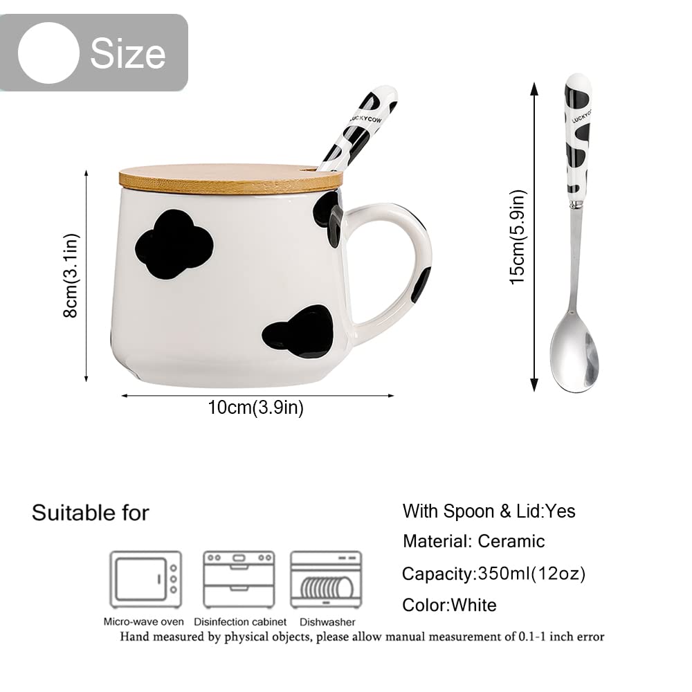 BigNoseDeer Taza cerámica blanca de alta calidad para uso diario.