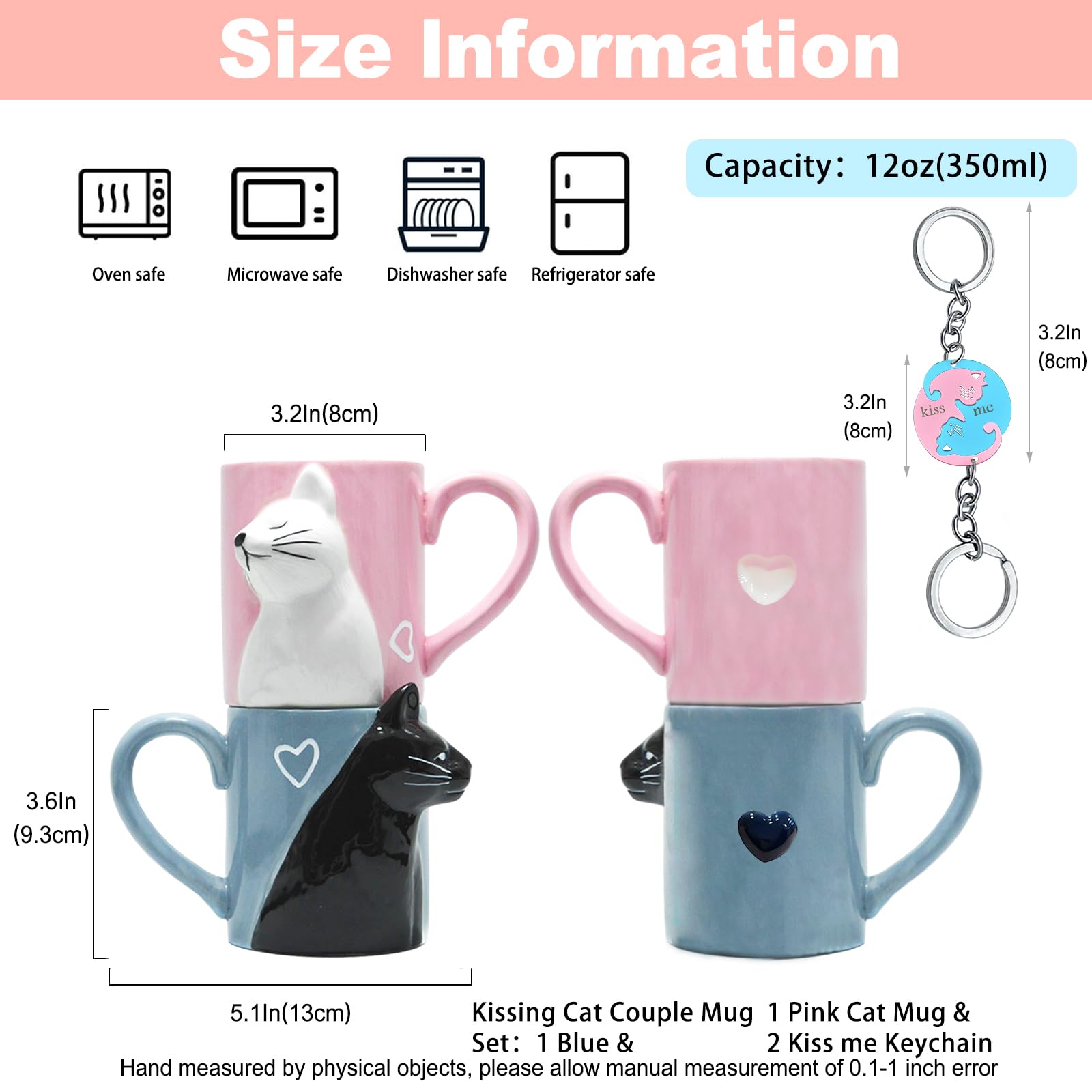 BigNoseDeer taza para parejas, ideal regalo para aniversario
