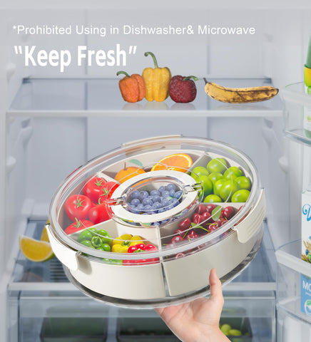 BigPonPon almacenamiento para nevera organiza frutas y tentempiés de forma ordenada.