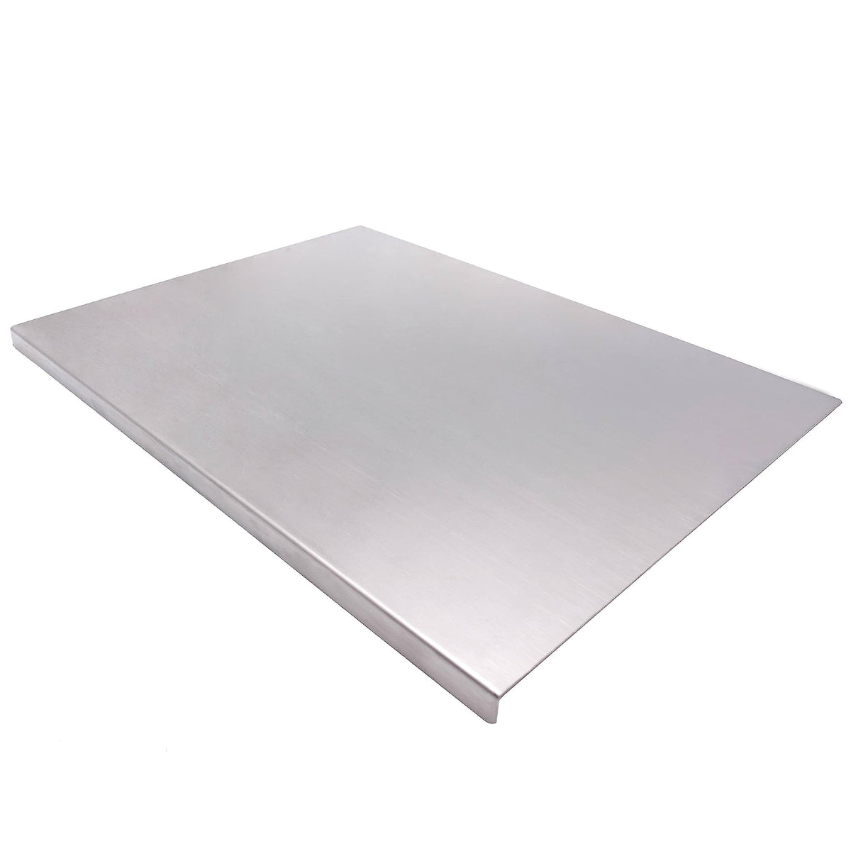 BILLAMB tabla de corte en acero inoxidable, plano amplio para verduras y carnes.