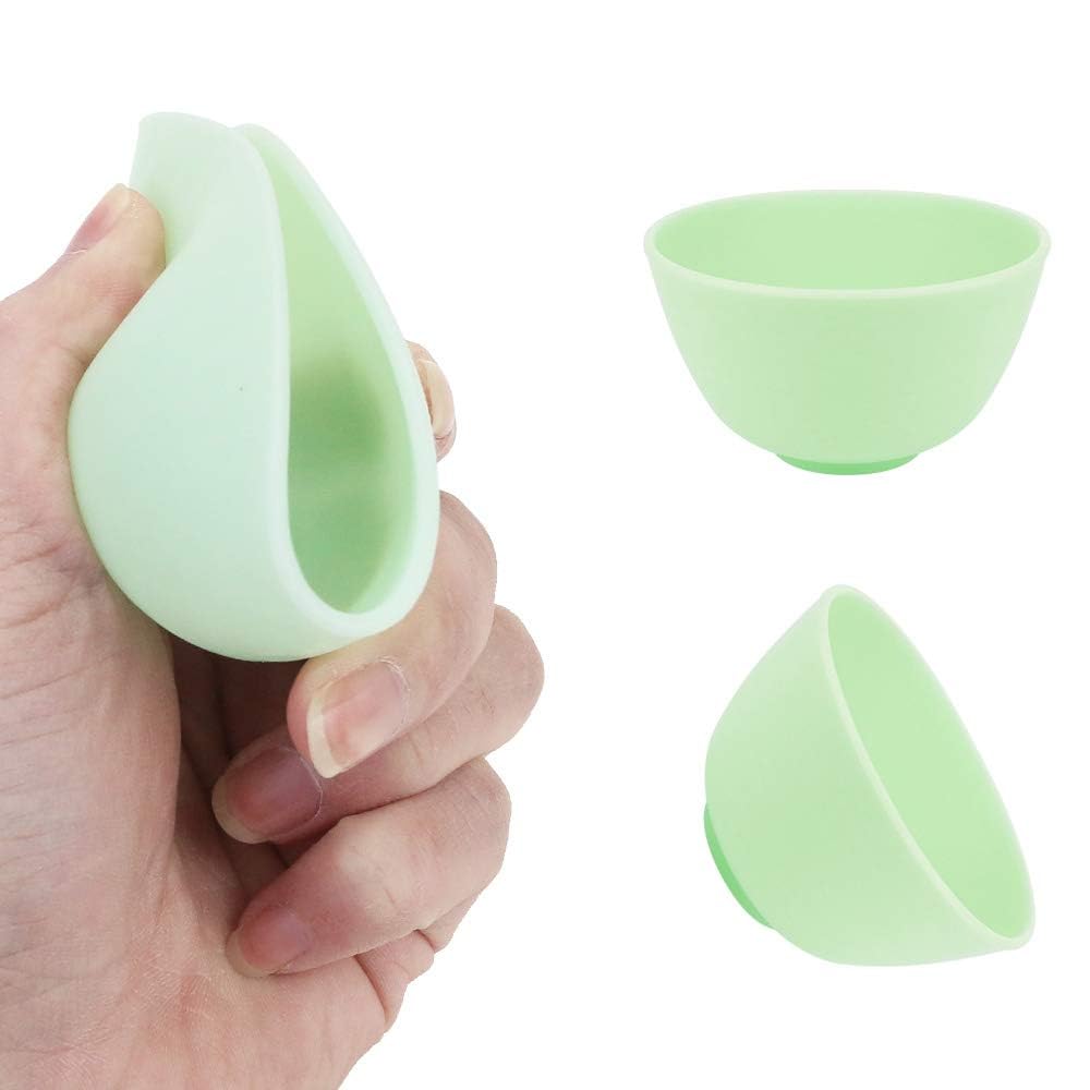 Billioteam tazón silicona multicolor para cosmética casera y manualidades