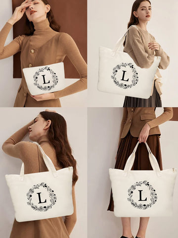 Binggemen bolsa de maquillaje, compartimento ordenado