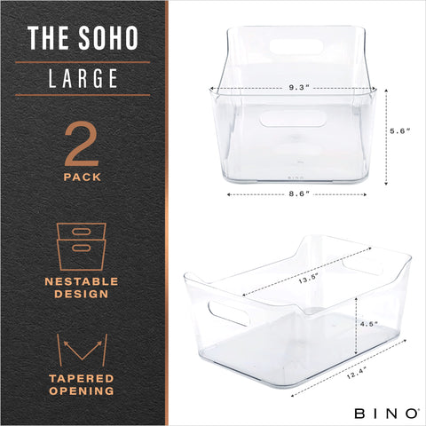 Cajas BINO en despensa, ideal para ordenar cocina.