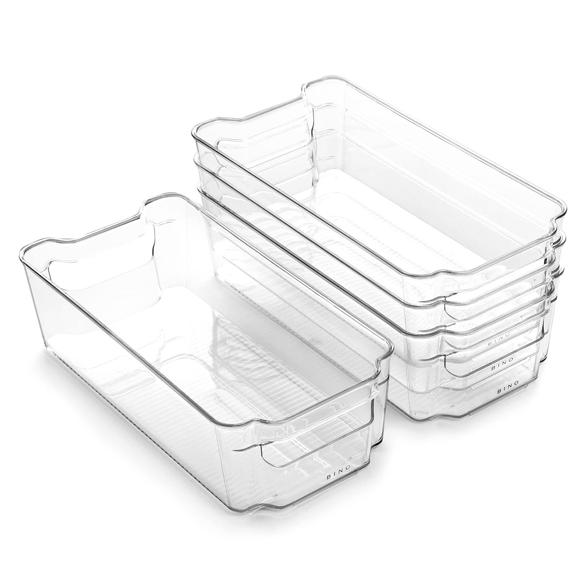 BINO cajas apilables medianas, frente, ideal para ordenar la despensa.