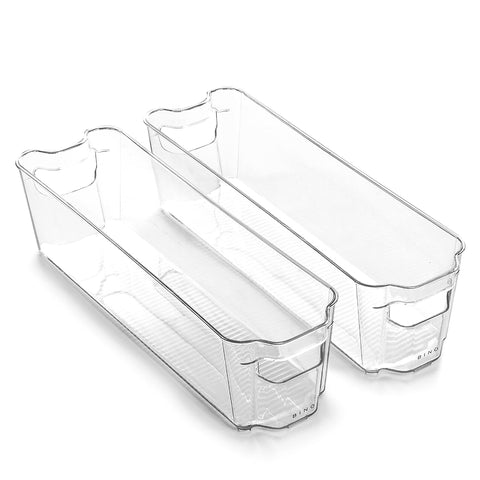 BINO cajas apilables pequeñas con asas para ahorrar espacio y traslado.