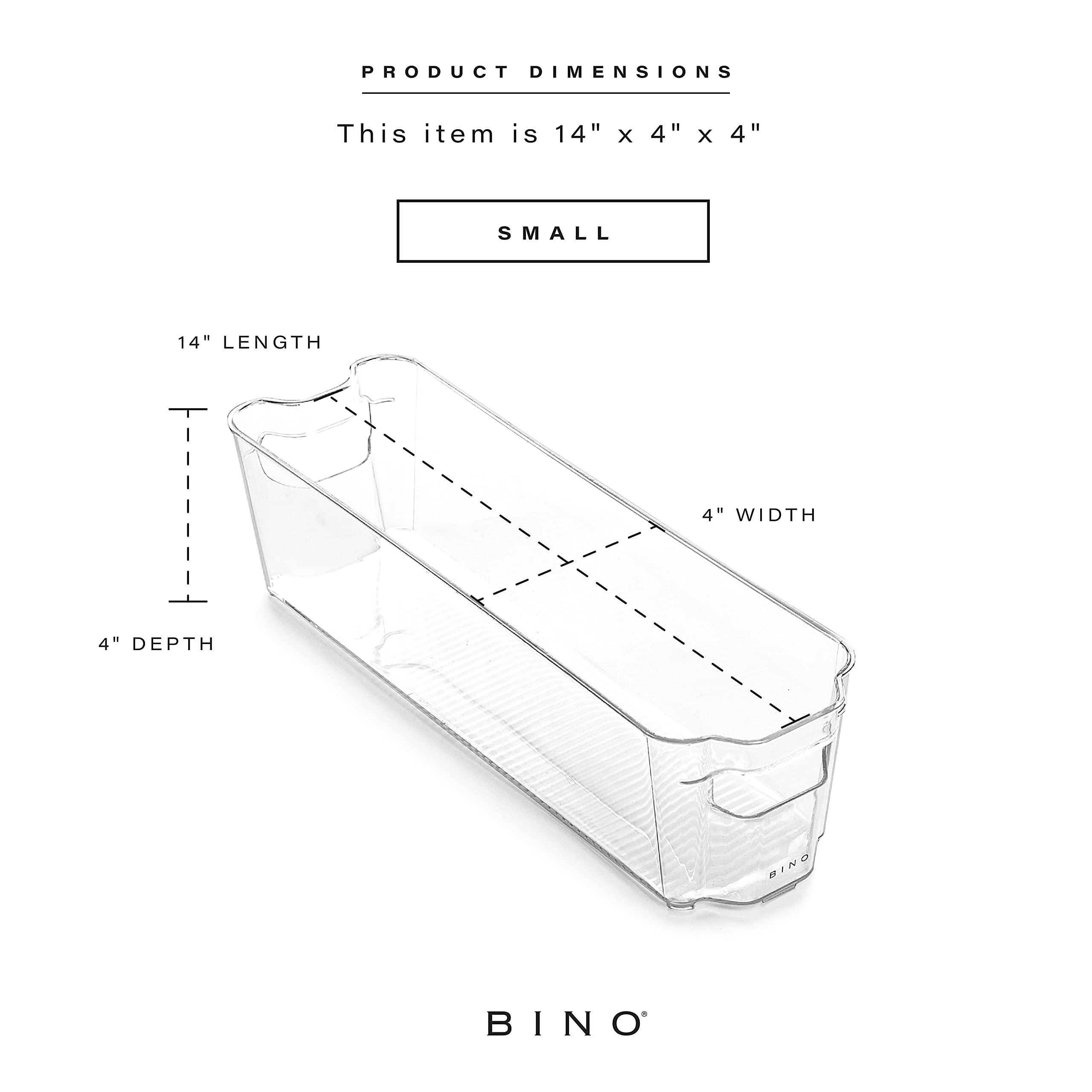 BINO cajas transparentes para alacena, organización rápida y visual.