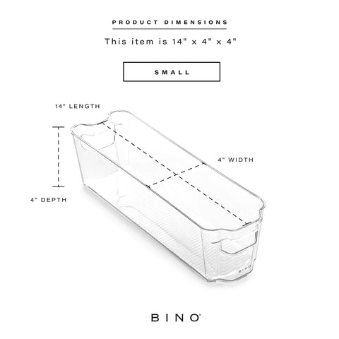 BINO cajas transparentes para alacena, organización rápida y visual.