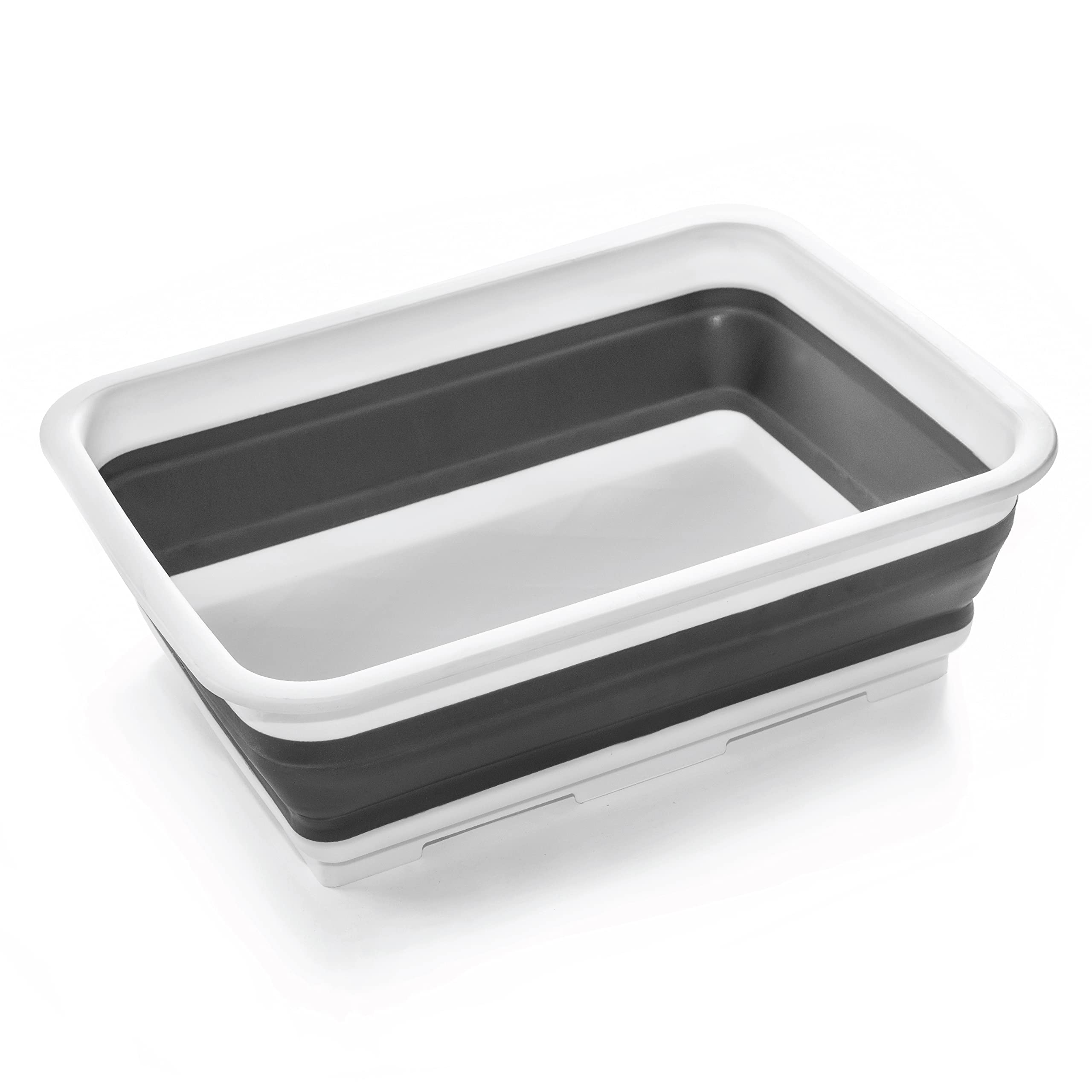 BINO Lavabo colapsable blanco, ahorro de espacio en la cocina