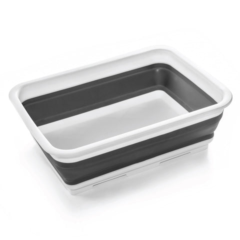 BINO Lavabo colapsable blanco, ahorro de espacio en la cocina