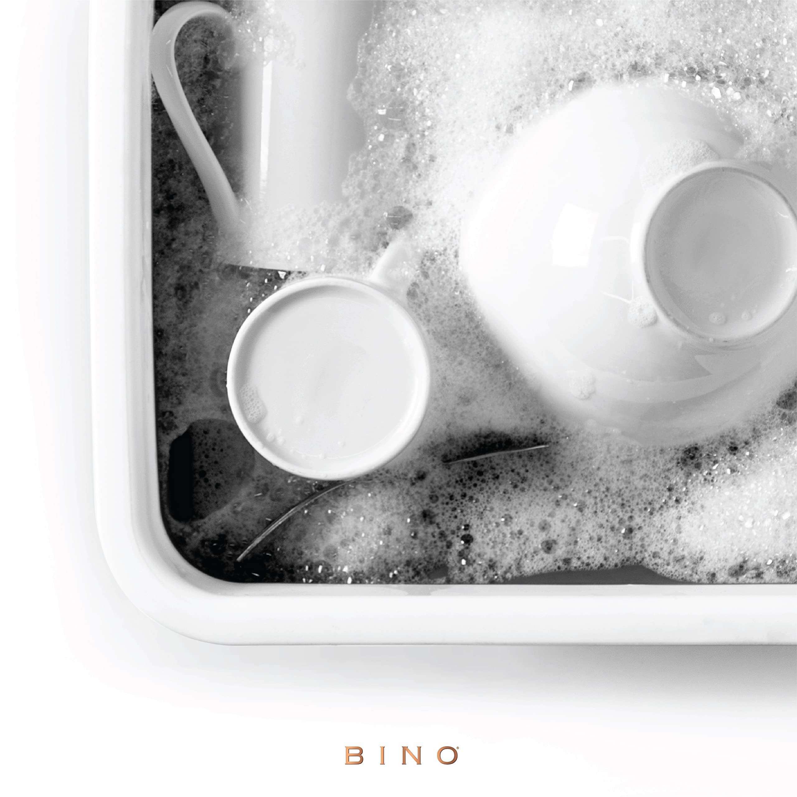 BINO Lavabo colapsable, almacenamiento compacto en casa