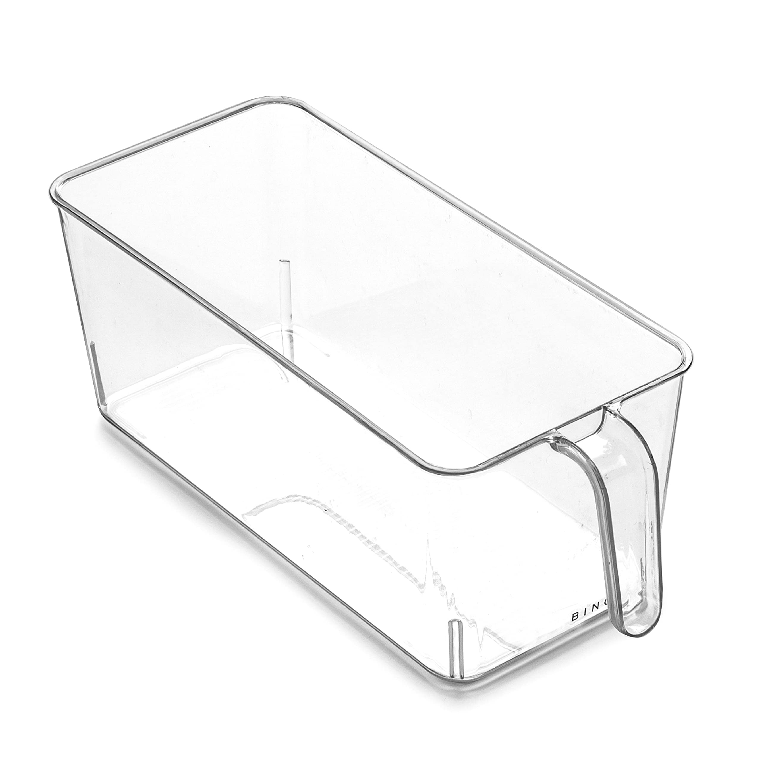 BINO organizador claro mediano para despensa y nevera, acceso rápido.