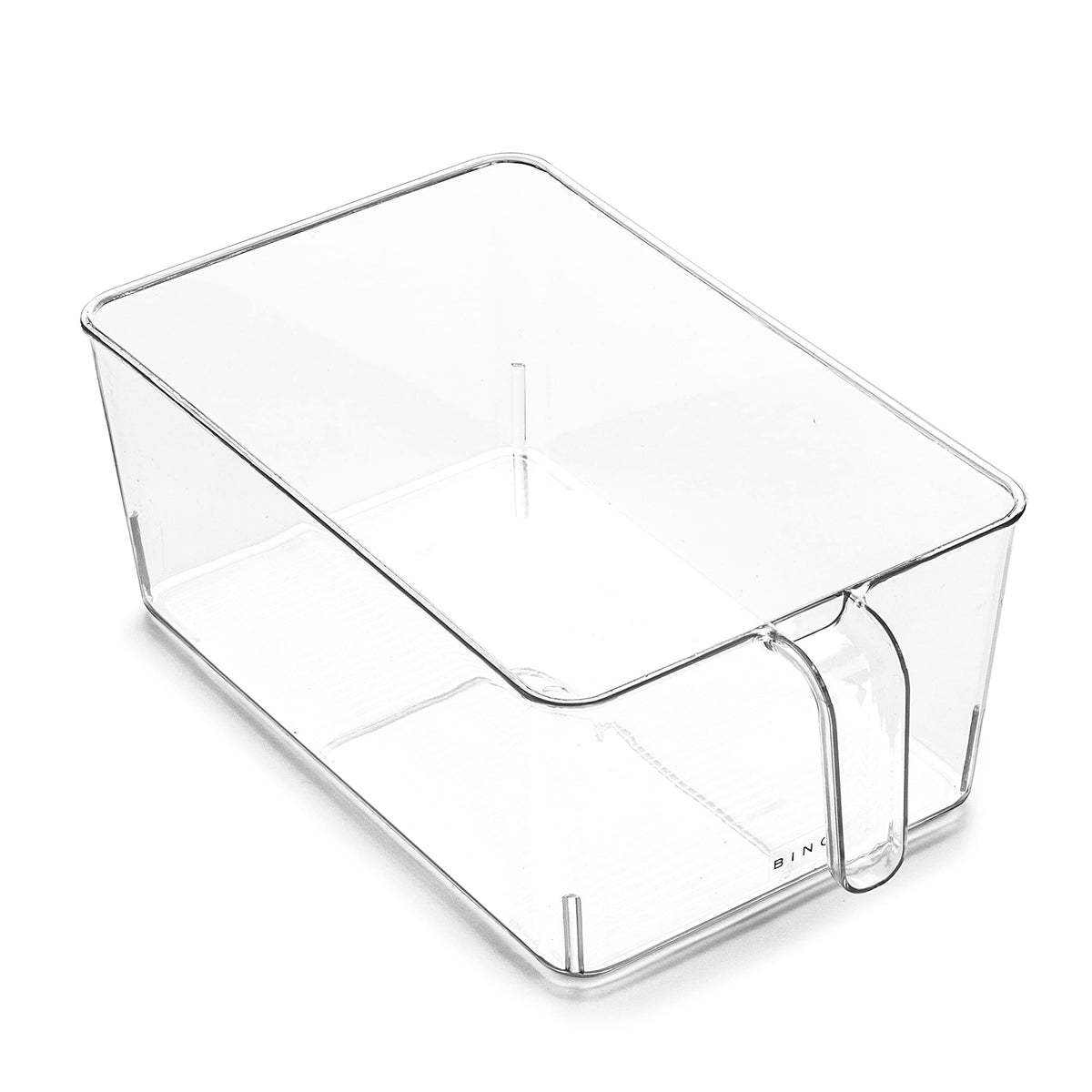 BINO organizador claro con asa integrada para transporte fácil