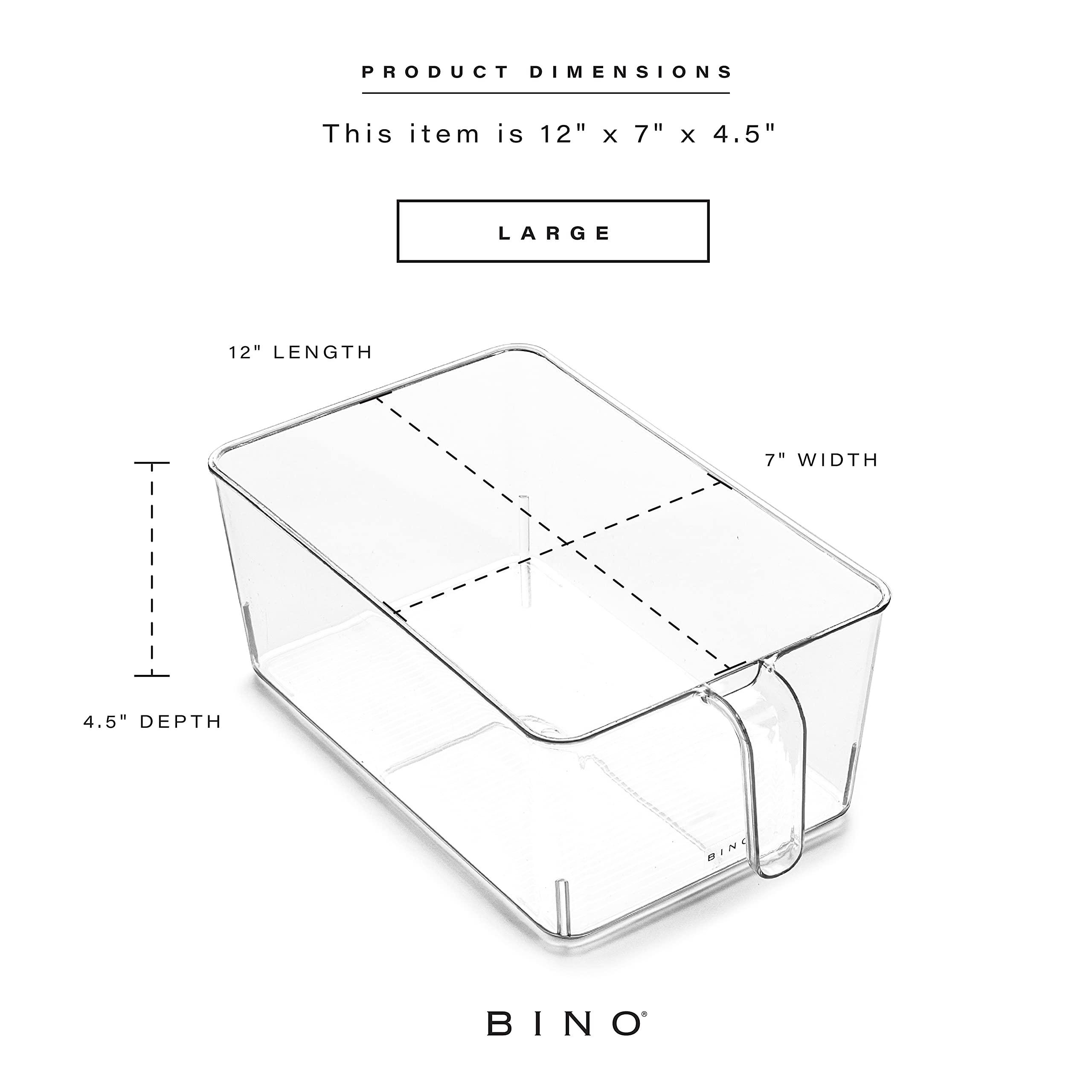 BINO organizador claro facilita ver lo que hay
