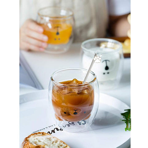 Taza Binoster espresso de doble pared mantiene el calor.