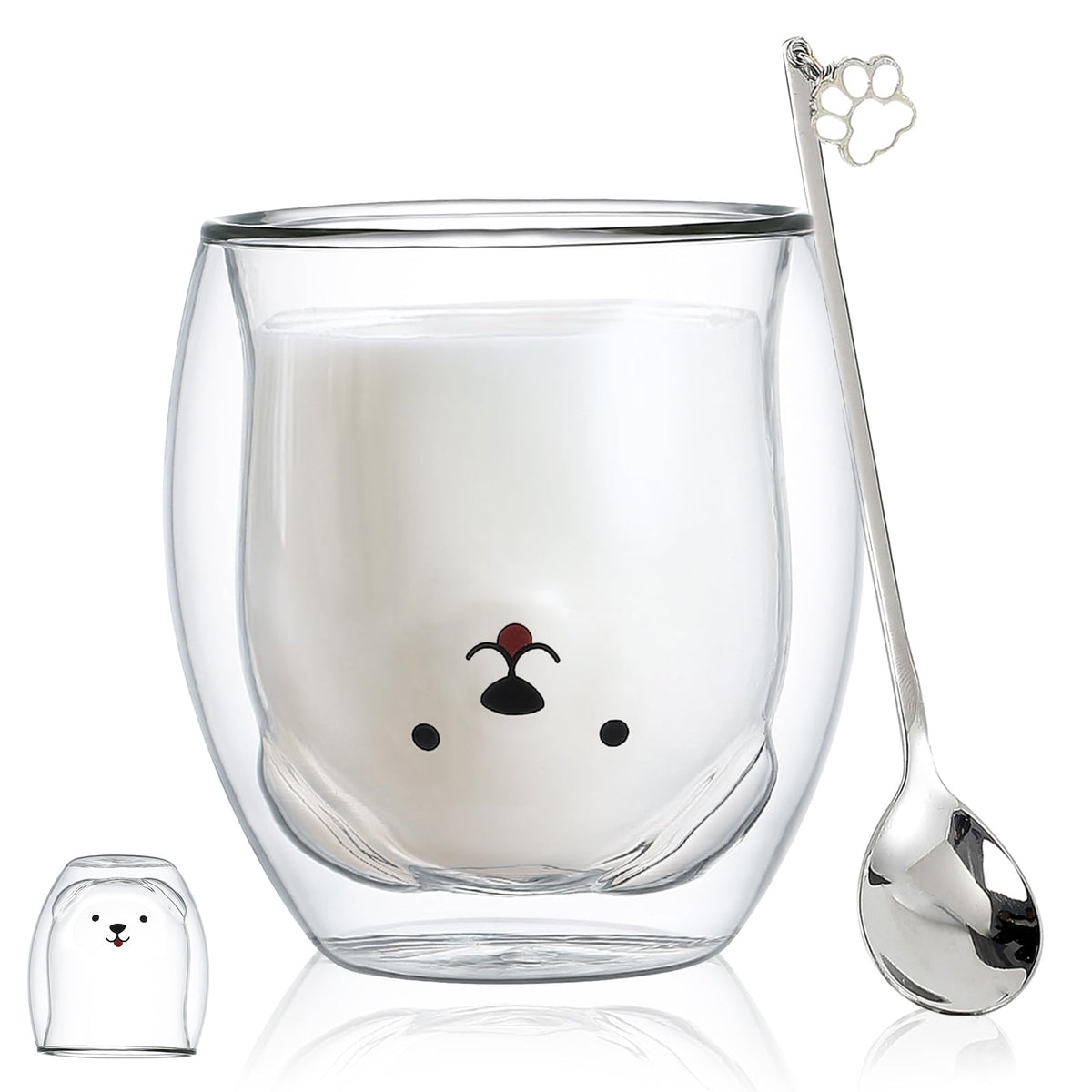 Binoster taza oso, doble pared y borosilicato para café caliente sin quemarte.