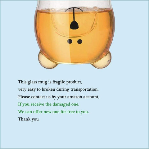 Binoster taza oso, mantiene la bebida caliente por más tiempo.
