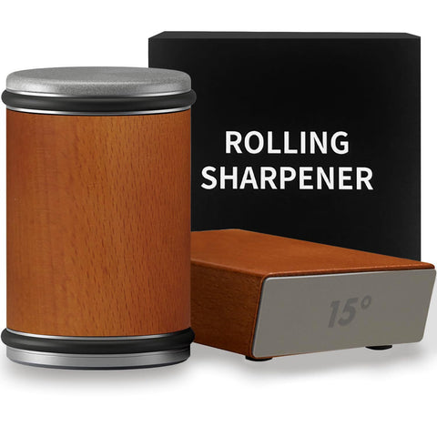 BIOBO afilador rodante completo para uso doméstico, con filo preciso.