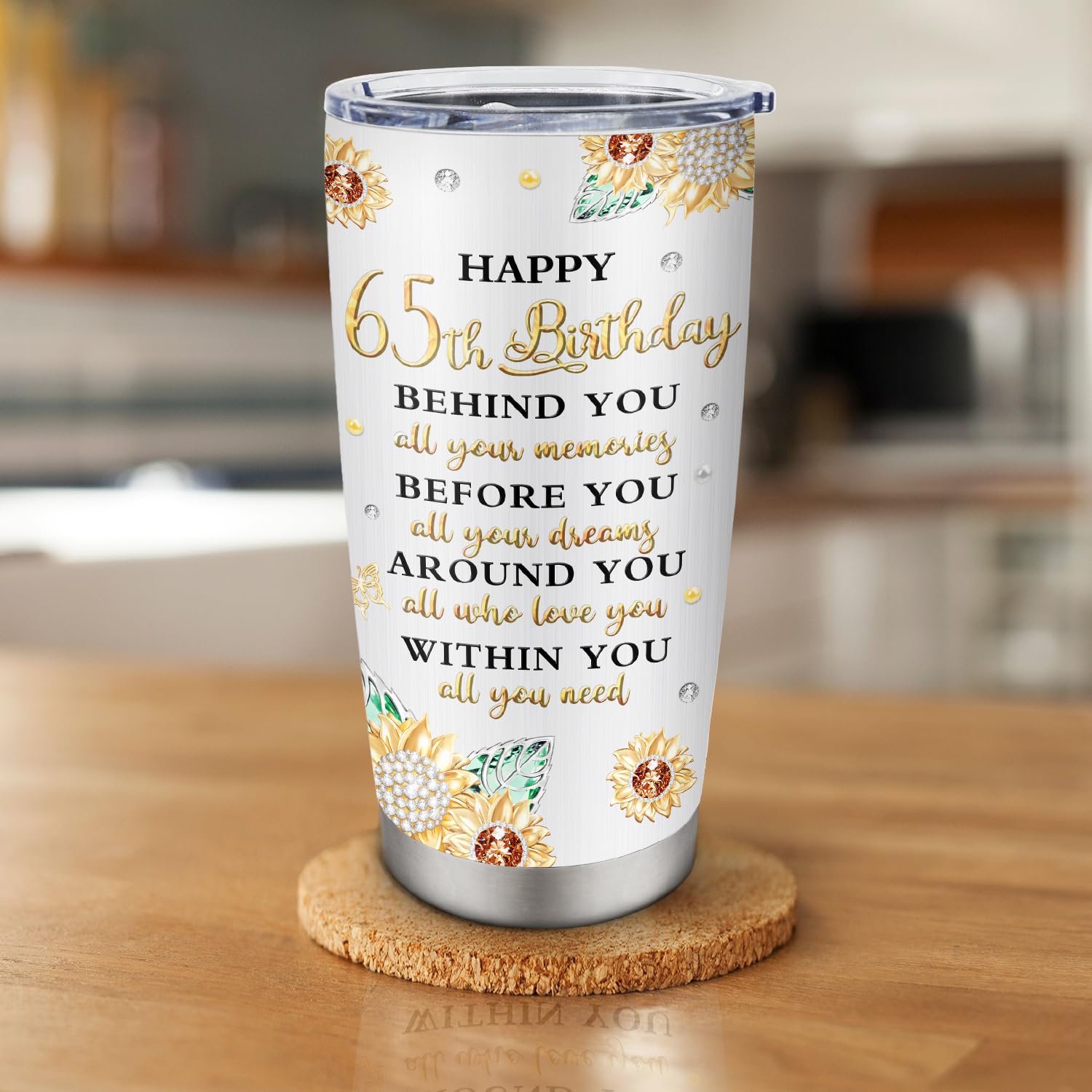 Biomlon Vaso 20 oz regalo ideal para mamá o abuela.
