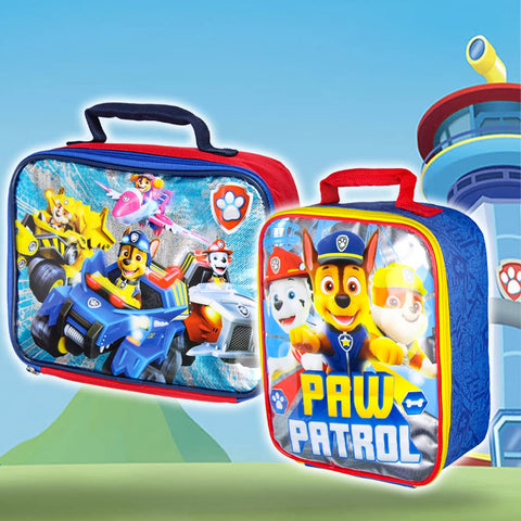 Bioworld bolsa almuerzo Paw Patrol manija superior facilita transporte diario
