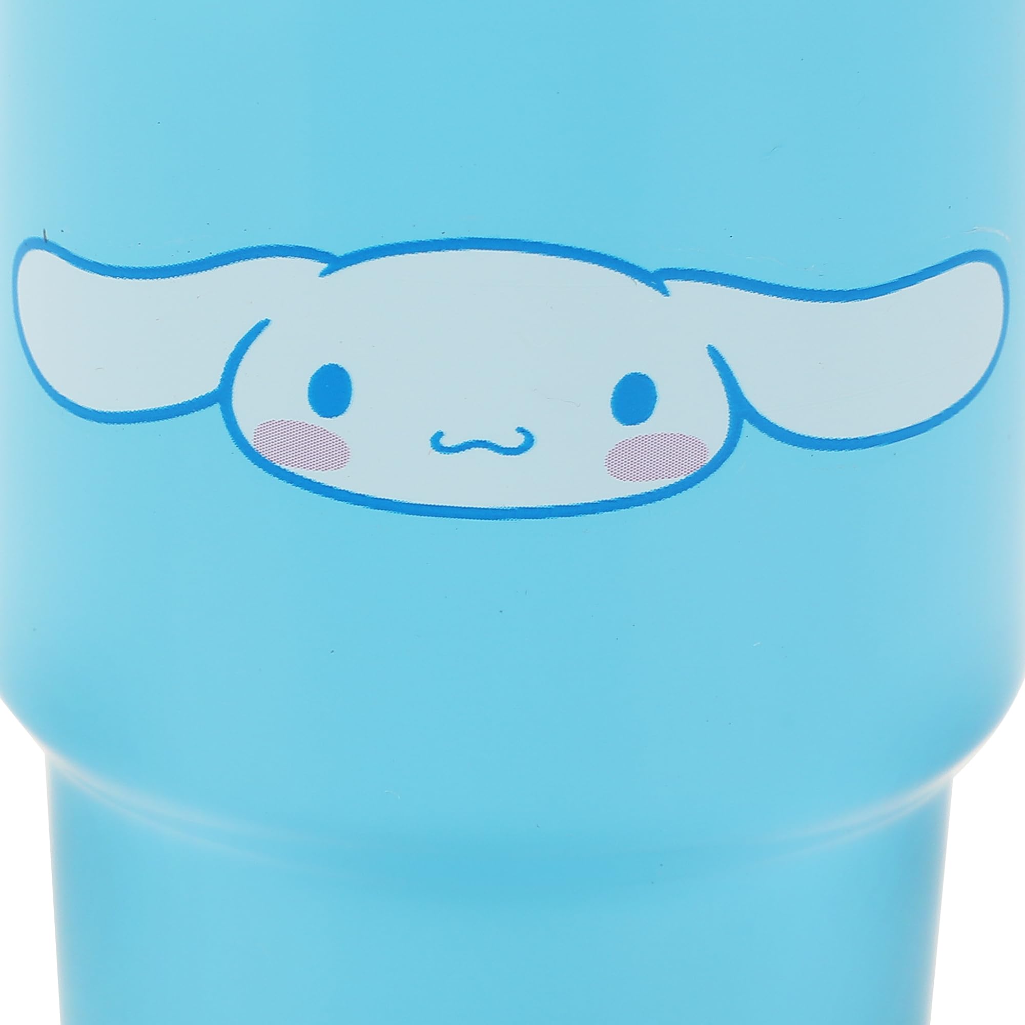 Bioworld Cinnamoroll en azul, ideal para viajes y escuela.