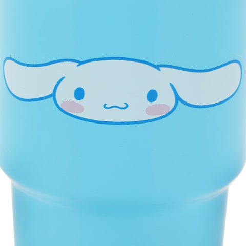 Bioworld Cinnamoroll en azul, ideal para viajes y escuela.