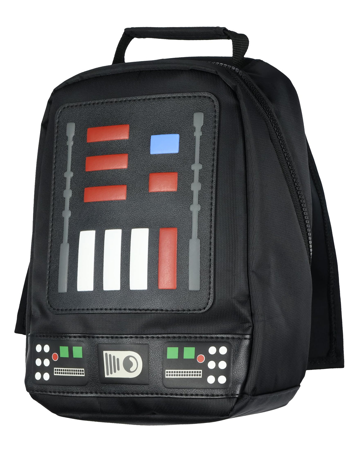 Bioworld Darth Vader Lunch Tote con coraza de pecho, práctico y aislante para comida caliente o fría.
