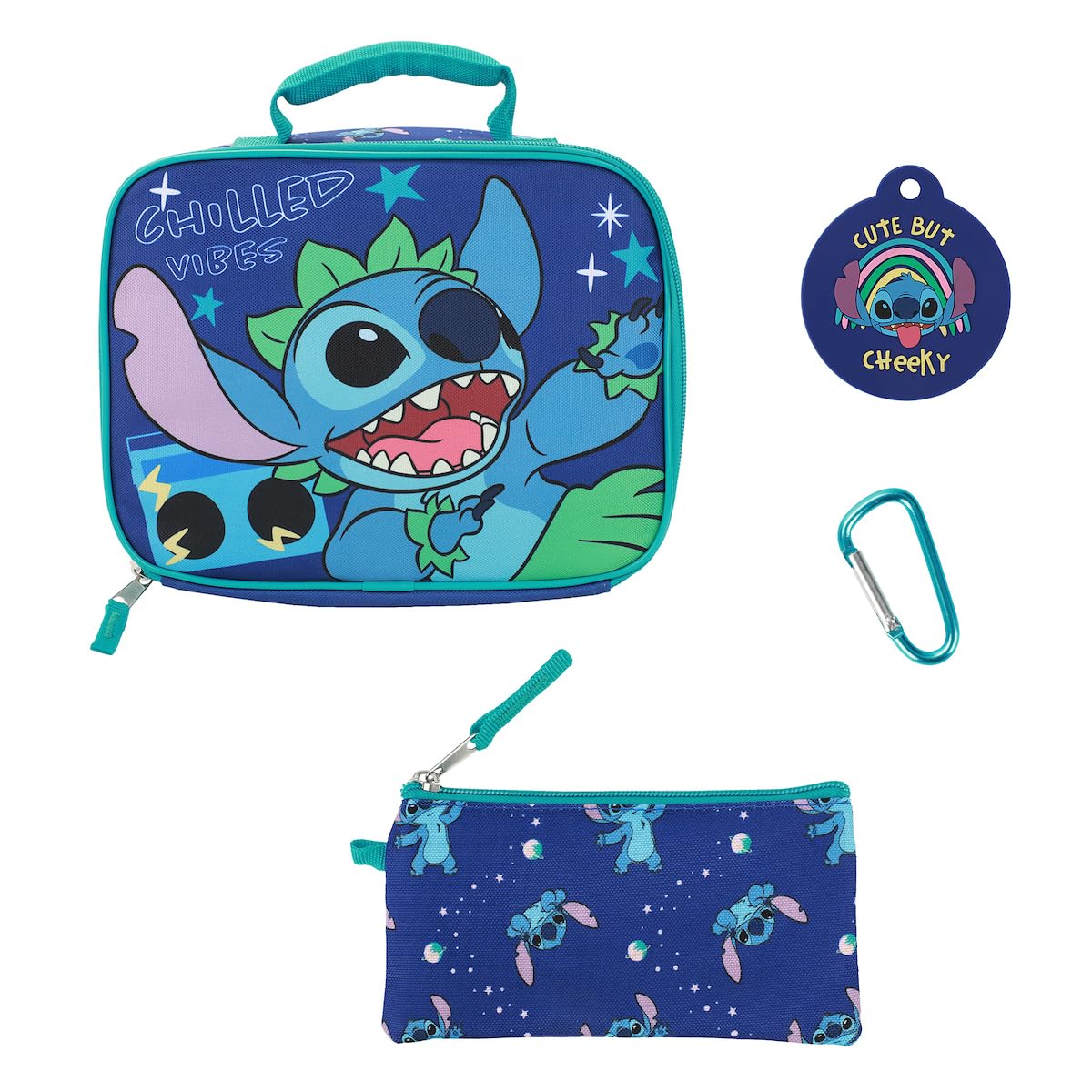 Bioworld Disney Stitch Chilled Vibes: correa resistente para llevarla durante el dia.