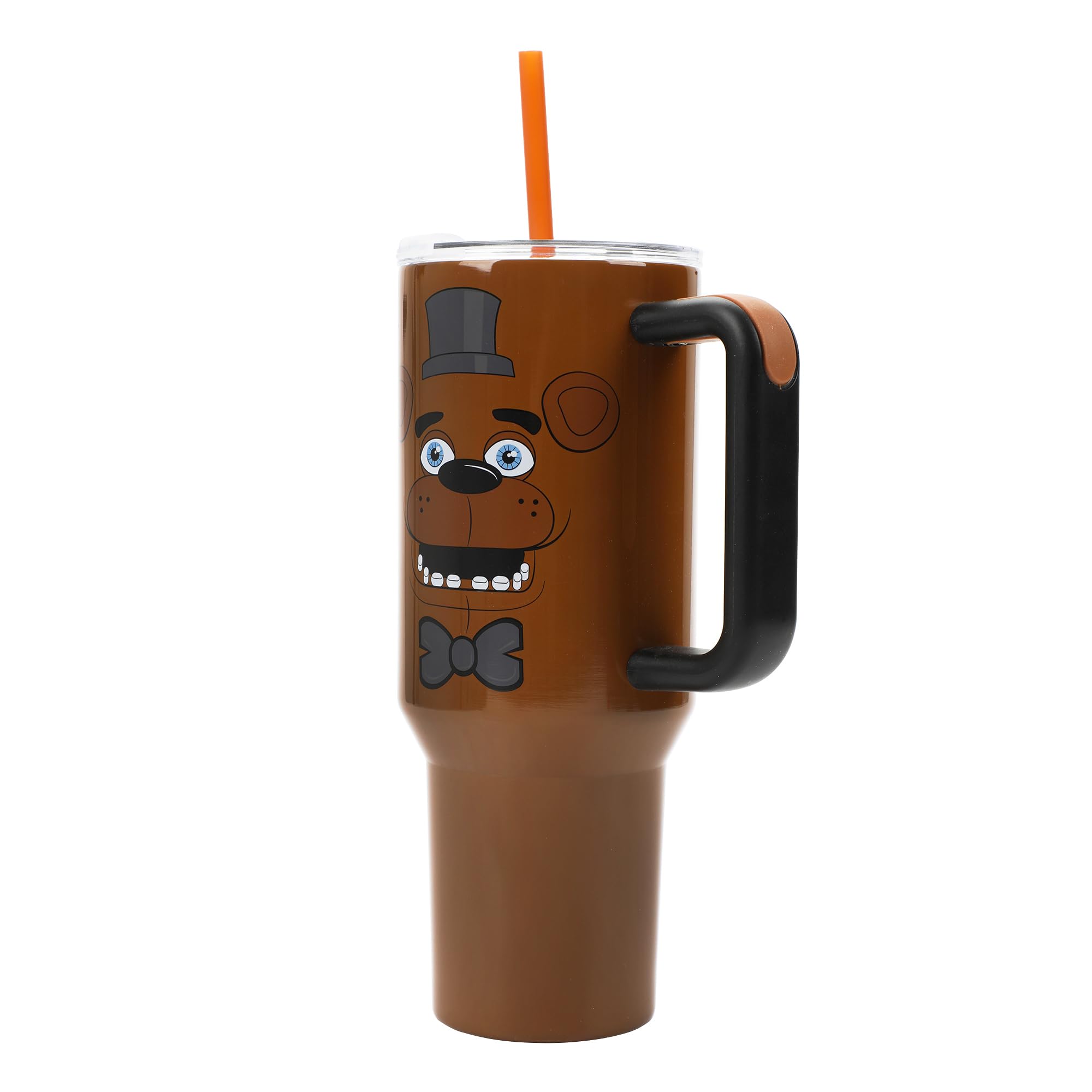 Bioworld Freddy Fazbear, diseño icónico, añade estilo a tus pausas y reuniones.