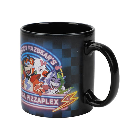Bioworld Freddy Fazbear’s Mega Pizza Plex: dimensiones de 16 oz, tamaño práctico