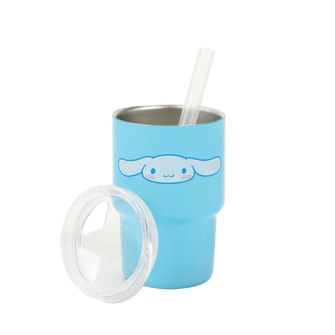 Bioworld Cinnamoroll caras, vaso mini con doble pared.