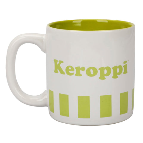 Bioworld Keroppi dibujo en taza cerámica con interior verde para bebidas