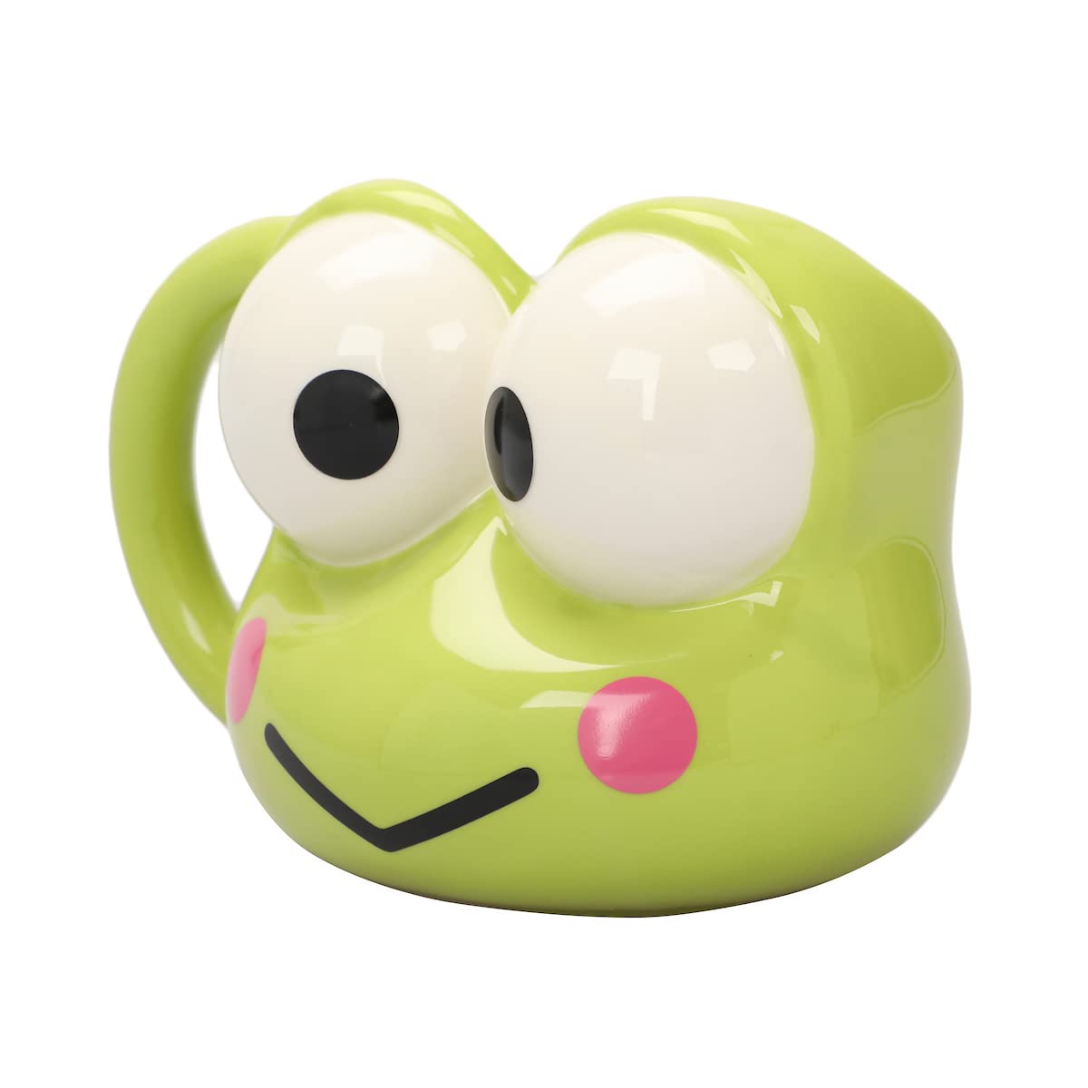 Bioworld Keroppi mug asa verde, diseño divertido para té.