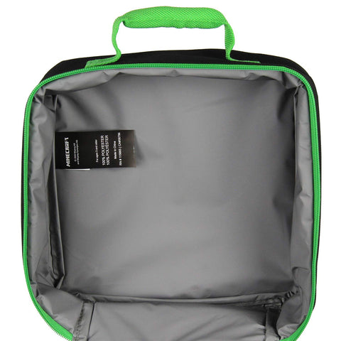 Bioworld lonchera aislada Creeper para escuela y comidas frescas.