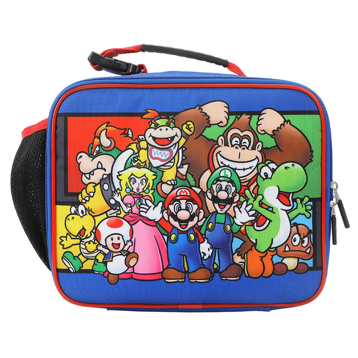 Bioworld lonchera Mario con personajes coloridos para almuerzos alegres