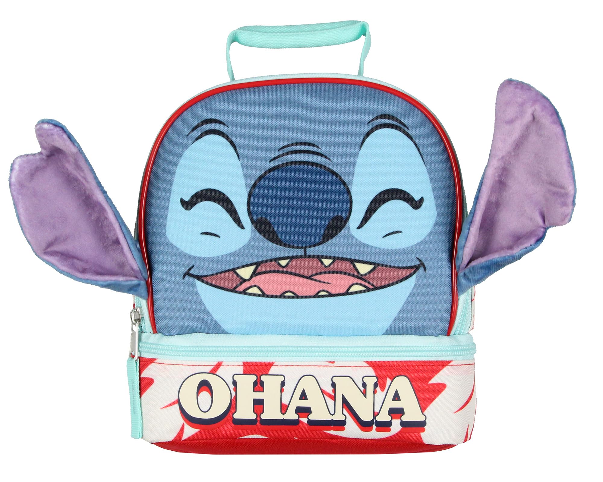 Bioworld Lilo y Stitch compartimentos aislados para snacks organizados