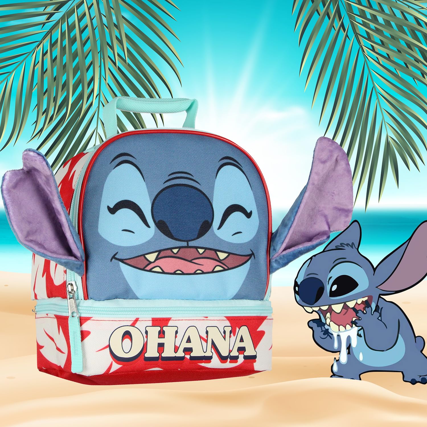 Bioworld Lilo y Stitch dimensiones 10 x 3,5 x 9 pulgadas, tamaño práctico