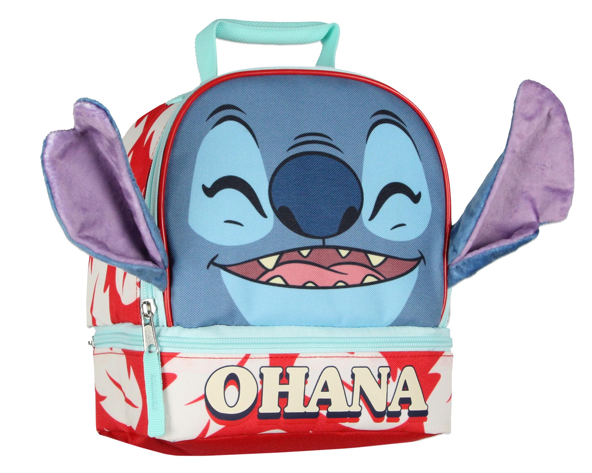 Bioworld Lilo y Stitch con orejas 3D de terciopelo, ideal para meriendas divertidas