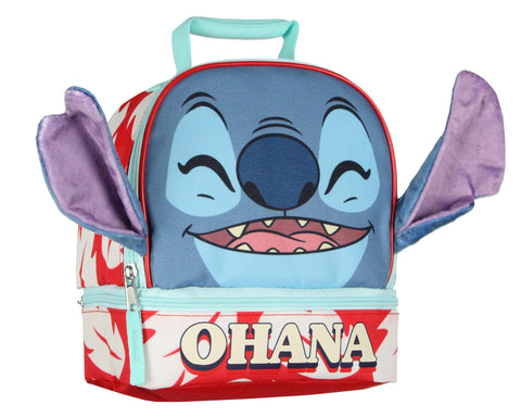 Bioworld Lilo y Stitch con orejas 3D de terciopelo, ideal para meriendas divertidas