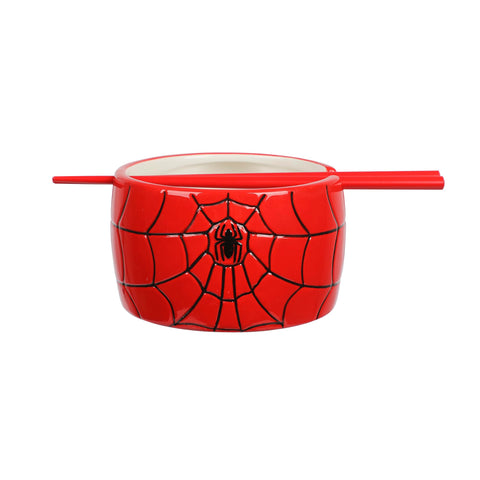 Bioworld Spider-Man acabado glaseado brillante, superficie suave y fácil de limpiar.