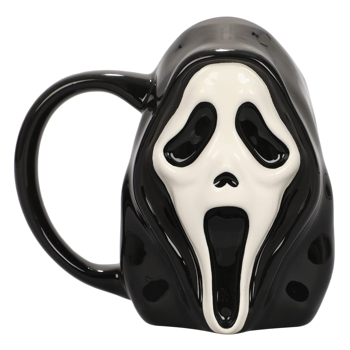 Bioworld Ghost Face, taza escultada, ideal para despertar con estilo cada mañana