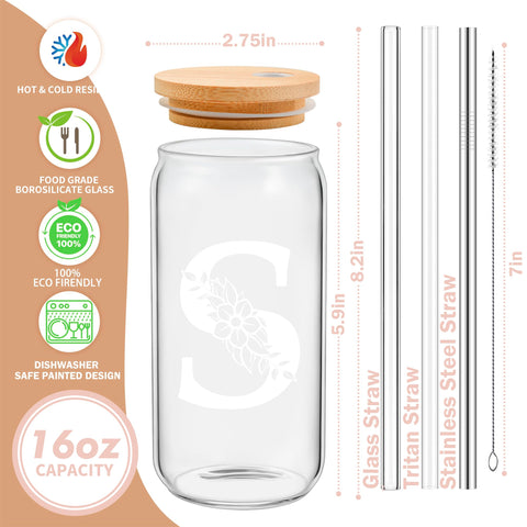 Bipeds dos pajitas de cristal, opción reutilizable para bebidas frías y calientes.