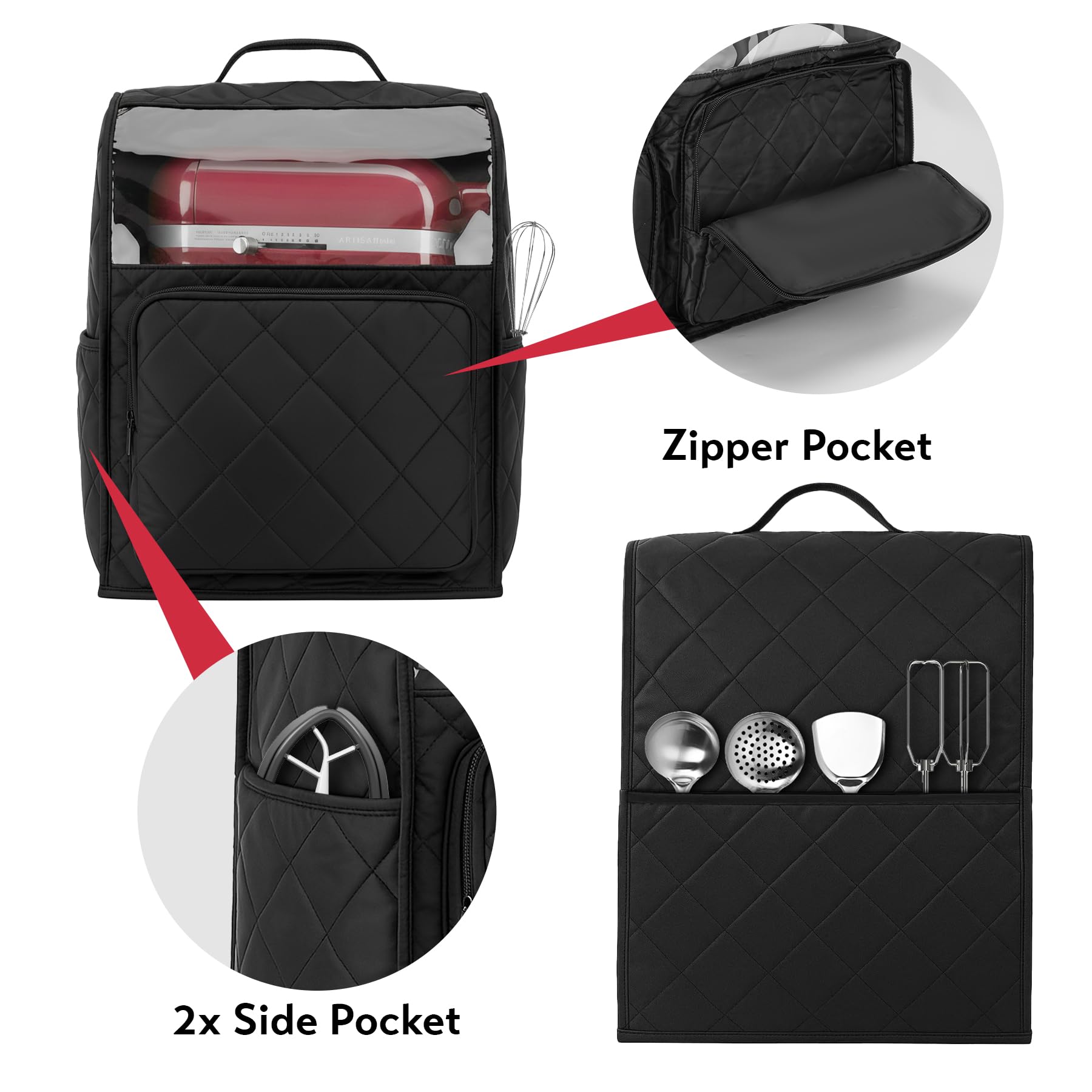 Asa de transporte integrada en la funda Bipkonu para moverla con comodidad