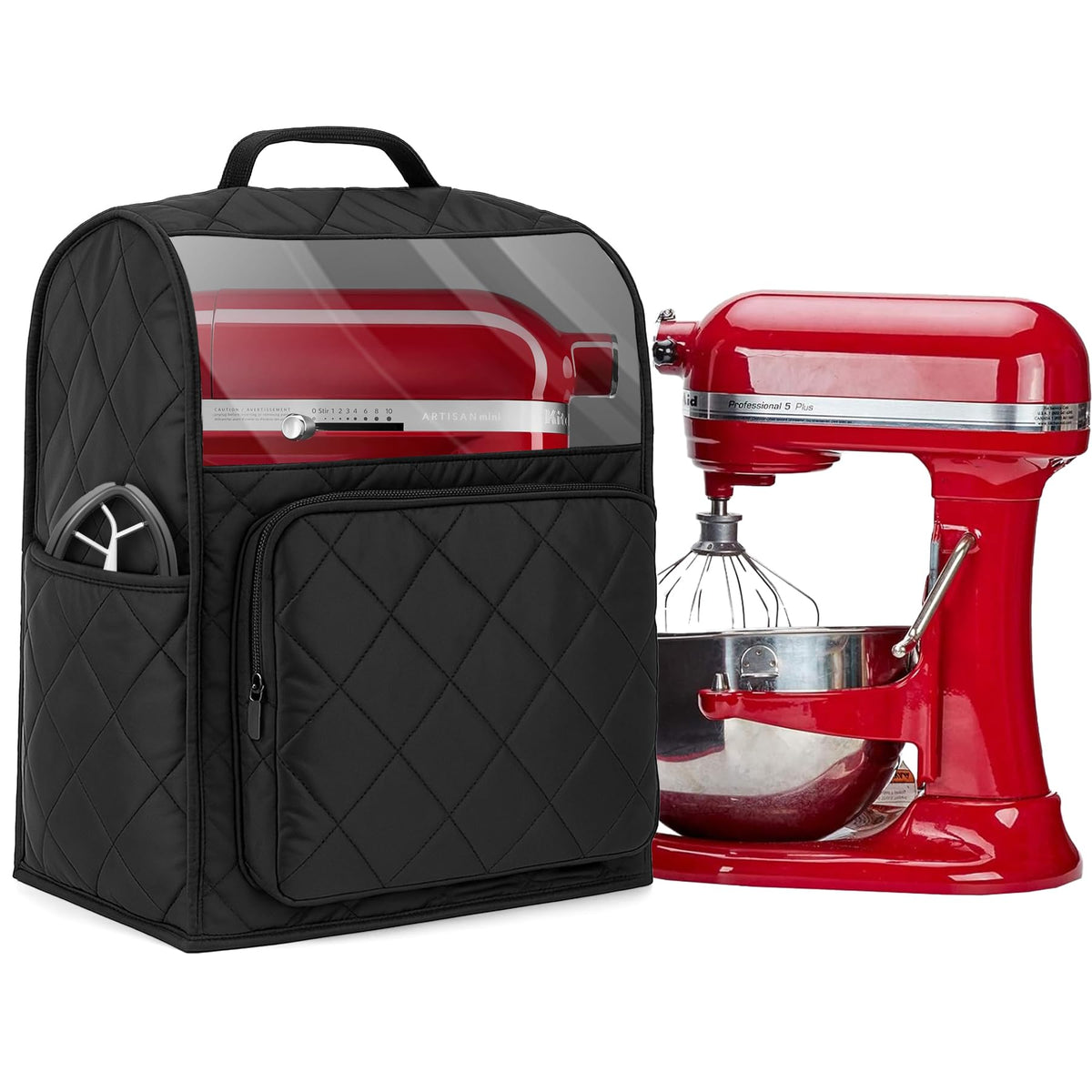 Cubierta Bipkonu para KitchenAid, vista general protege la mezcladora contra polvo y arañazos