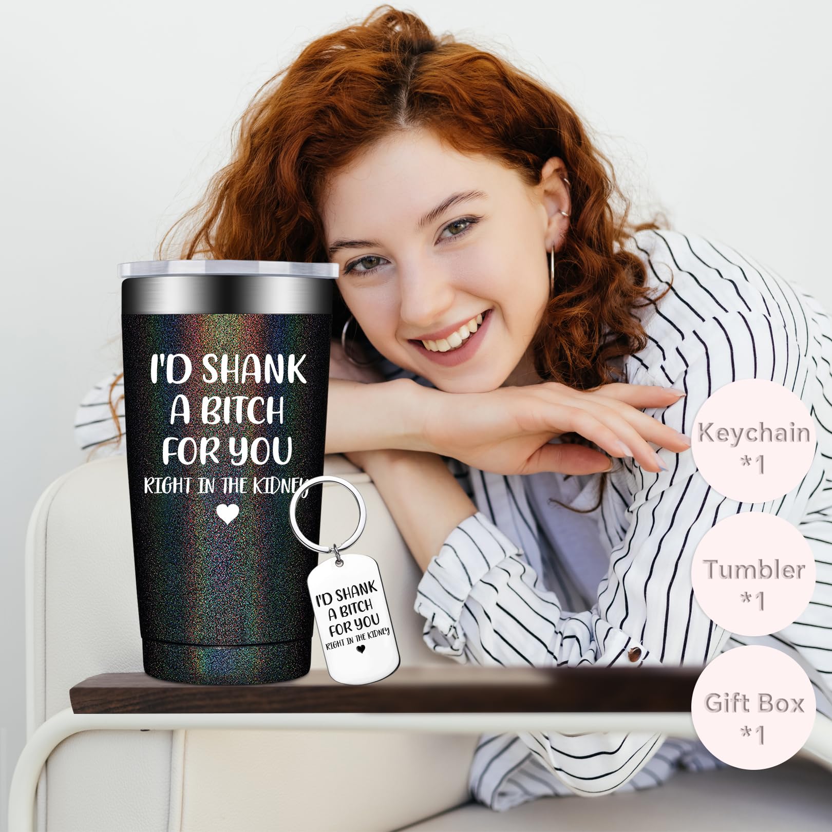 Llavero BIRGILT grabado con frase para regalo