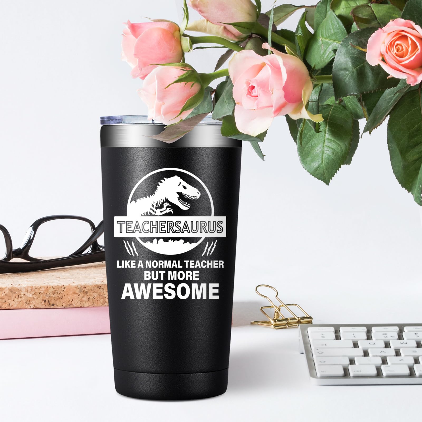 BIRGILT Taza 20oz, doble pared, diseño resistente para uso diario.