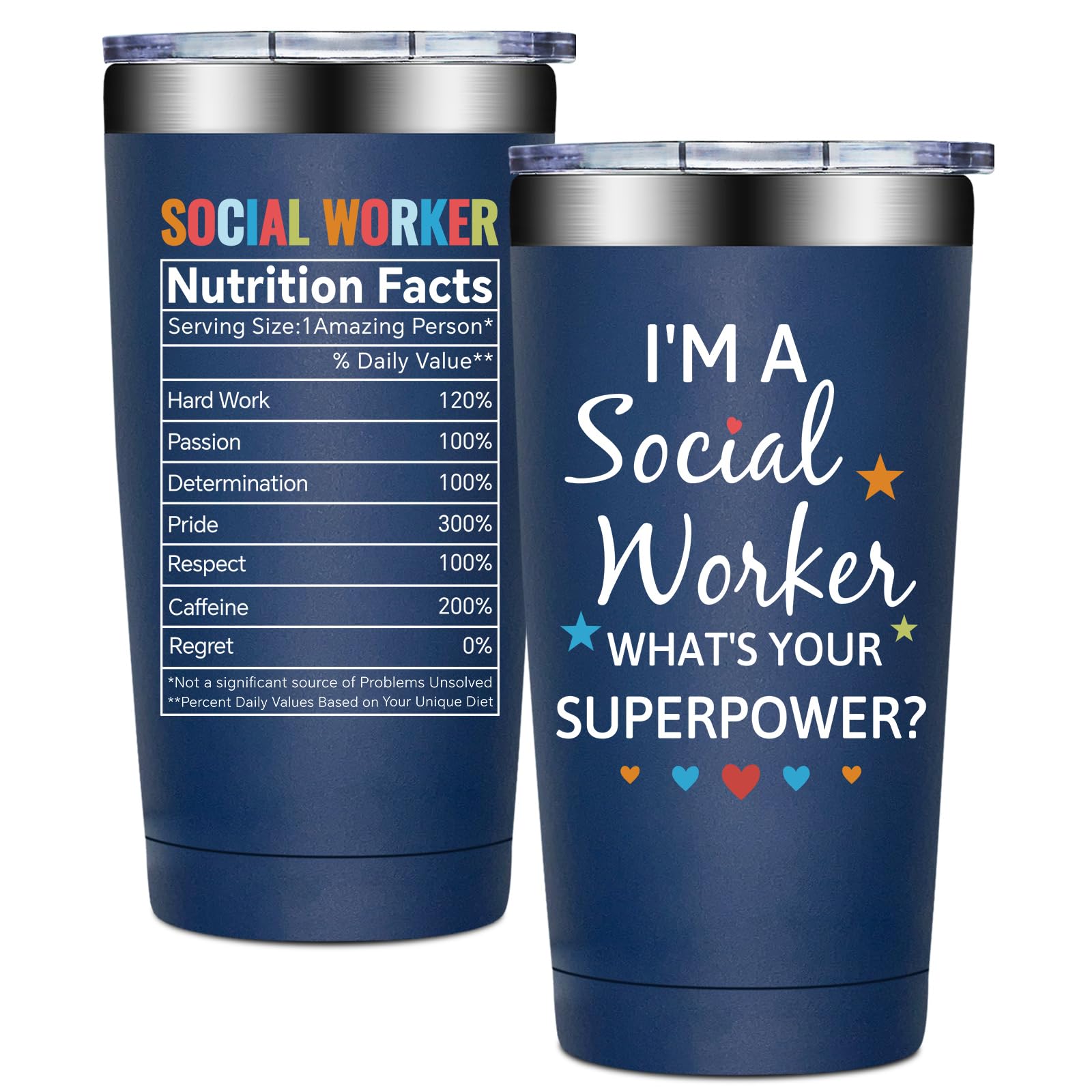 Vaso birgilt tumbler doble pared para bebidas frías o calientes.